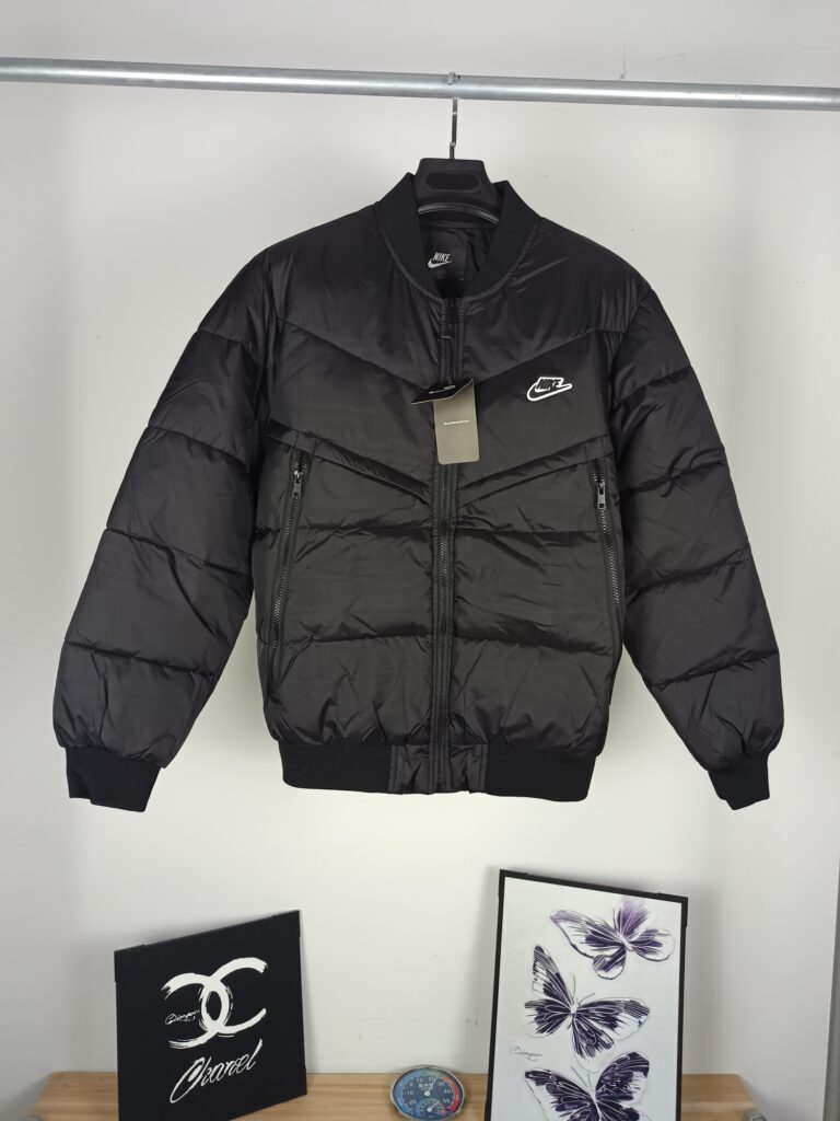 Nike Color-Block Hooded Jacket - Taslon Insulated Unisex Coat