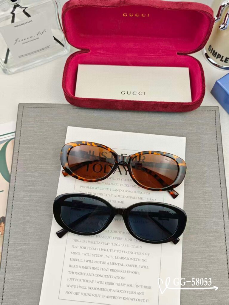 GUCCI 2025 Spring Retro Round Polarized Sunglasses | TR90 Ultra-Light Frame | Model G9756