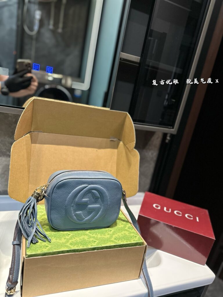 GUCCI Cool Camera Bag with Gift Box (21*7*16cm)