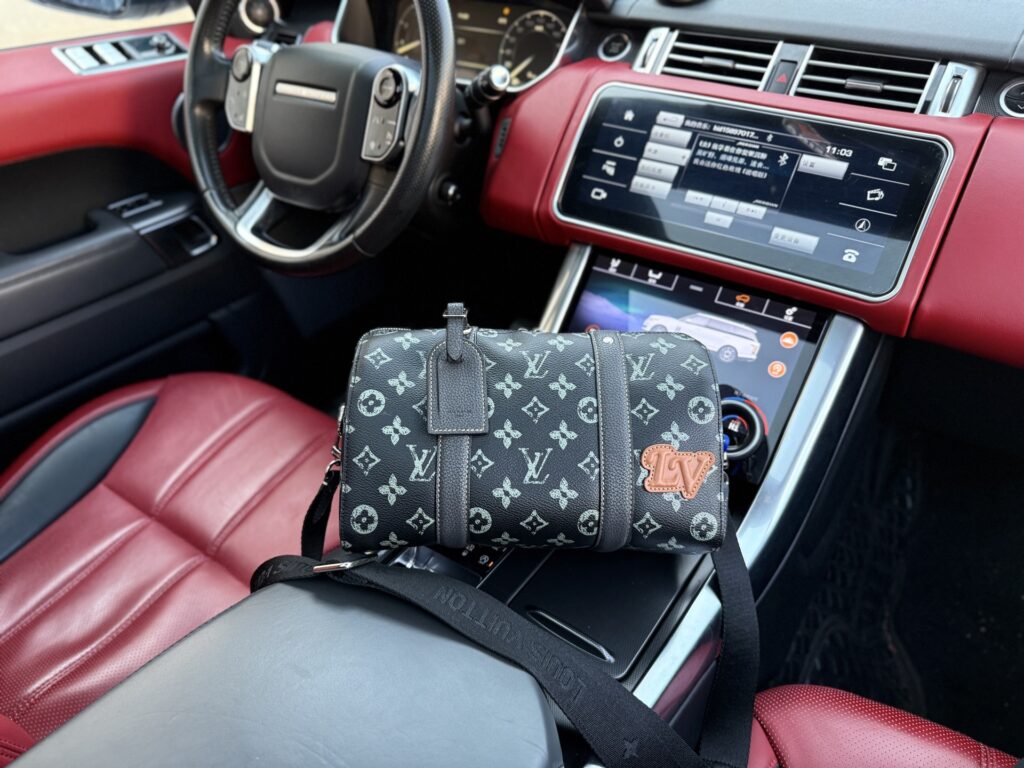 NEW Louis Vuitton Keepall City Messenger Bag - Retro Monogram & Letter Logo (27x17x13cm) w/ Folding Gift Box