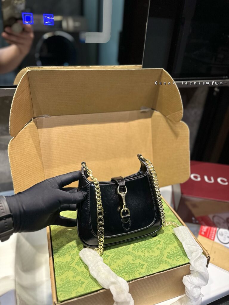 GUCCI Jackie 1961 Hobo with Gift Box (19*3*14cm)