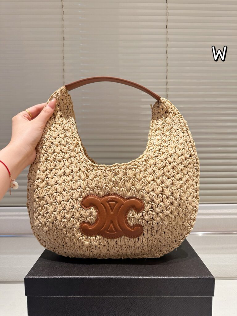 Celine Woven Tote Bag - Vacation Essential (30×34cm)