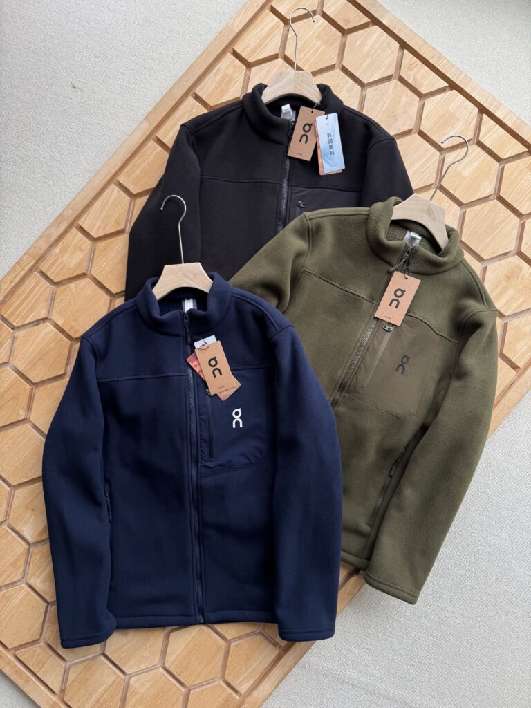On Running Reversible Fleece Jacket - Double-Sided Thick Pile Collar Coat