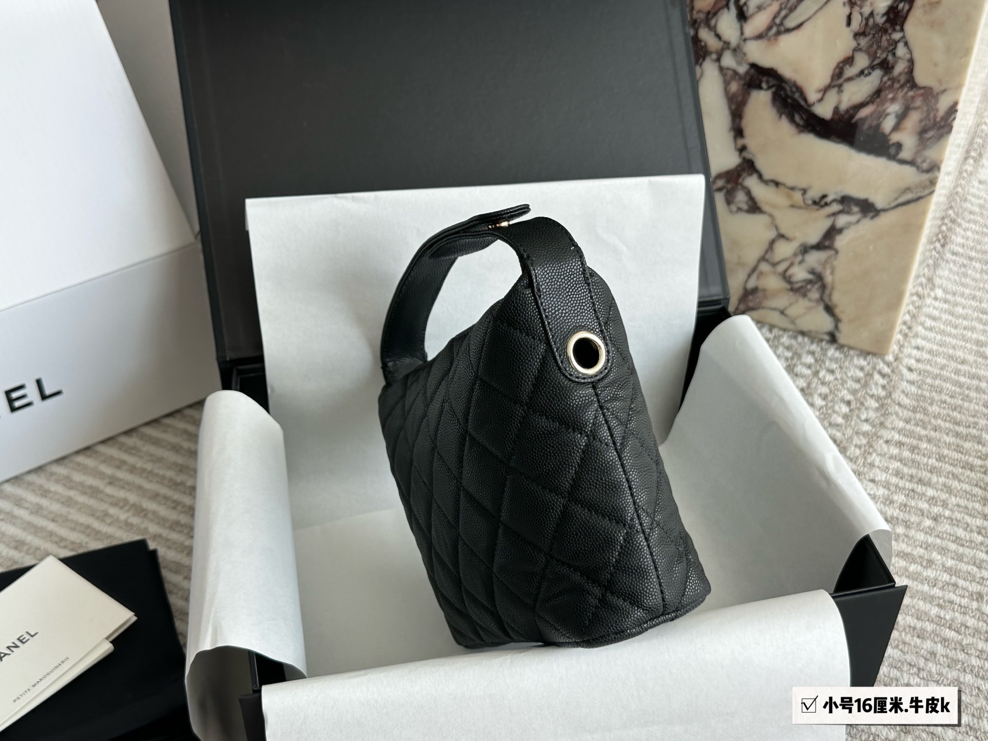 Chanel 25C Hobo Classic Chain Evening Bag – Mini Lunch Box Bag (16cm) - Image 7