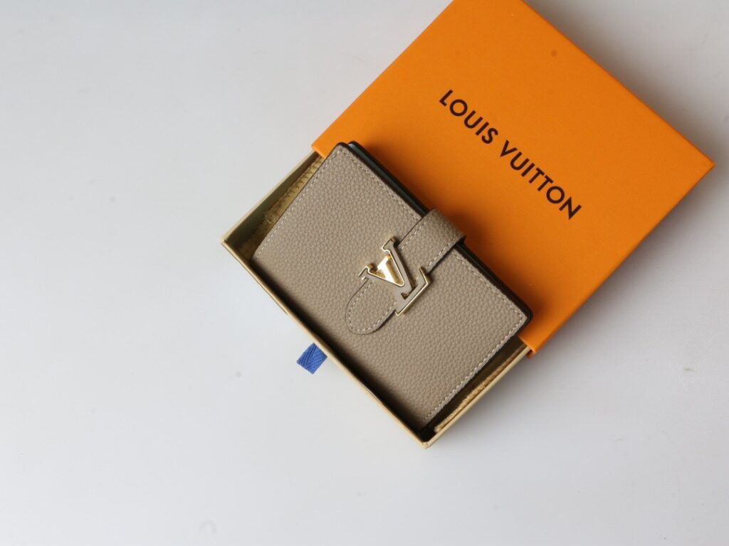 Louis Vuitton Vertical Compact CP Wallet - Monogram Canvas (12x9cm) | Slim Card Holder w/ Coin Pocket