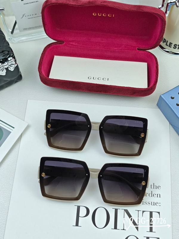 GUCCI 2025 Spring Retro Round Polarized Sunglasses | TR90 Ultra-Light Frame | Model G9765
