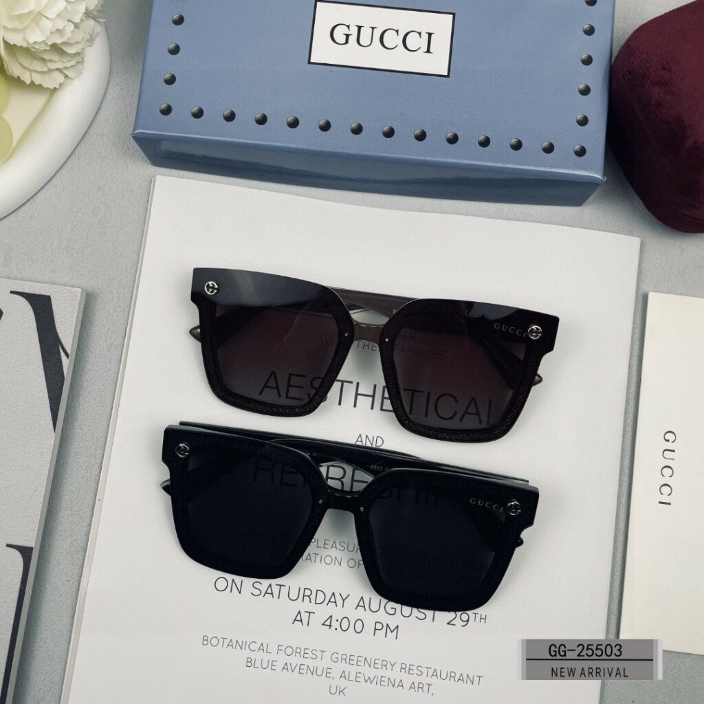 GUCCI 2025 Spring Retro Round Polarized Sunglasses | TR90 Ultra-Light Frame | Model G9763
