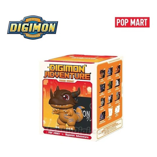 Pop Mart Digimon Fridge Magnet Sealed Case (1 Blind Box)