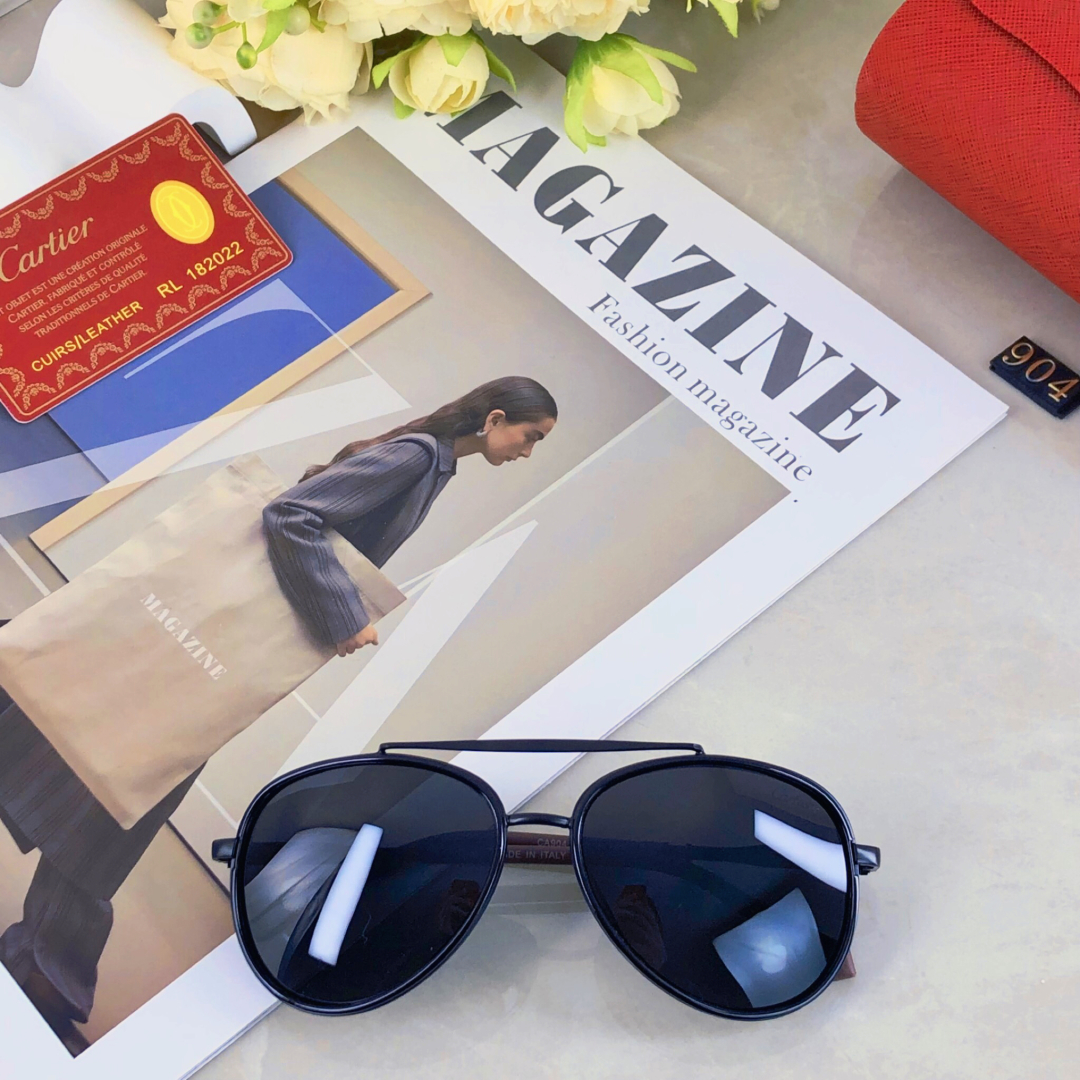【Cartier】Men's Sunglasses丨Polarized Lenses丨Metal Frame丨High-End Replica - Image 9