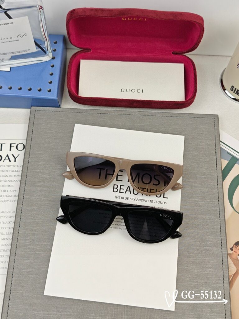 GUCCI 2025 Spring Retro Round Polarized Sunglasses | TR90 Ultra-Light Frame | Model G9752