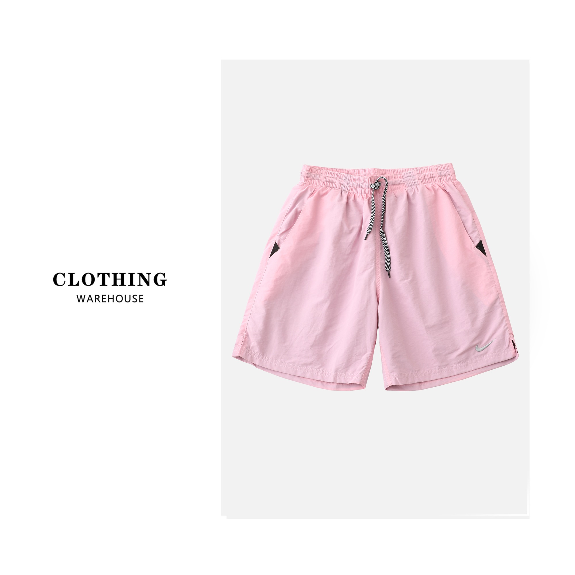 Nike-Inspired Quick-Dry Beach Shorts - 7 Vibrant Colors (M-XXL) - Image 6