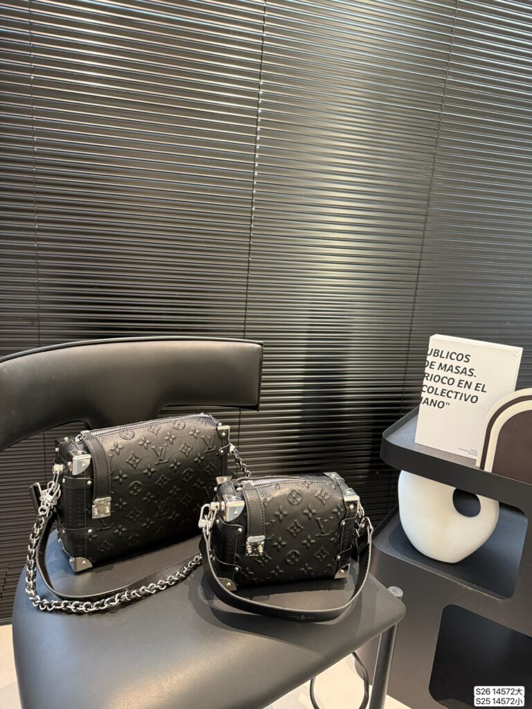 LV Side Trunk Soft Box Bag
