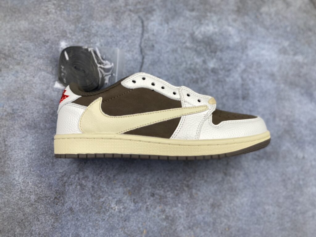Travis Scott x AJ1 Low x The North Face | Genuine Leather | 3D Wings | Style DM7866-102 | Sizes 36-45