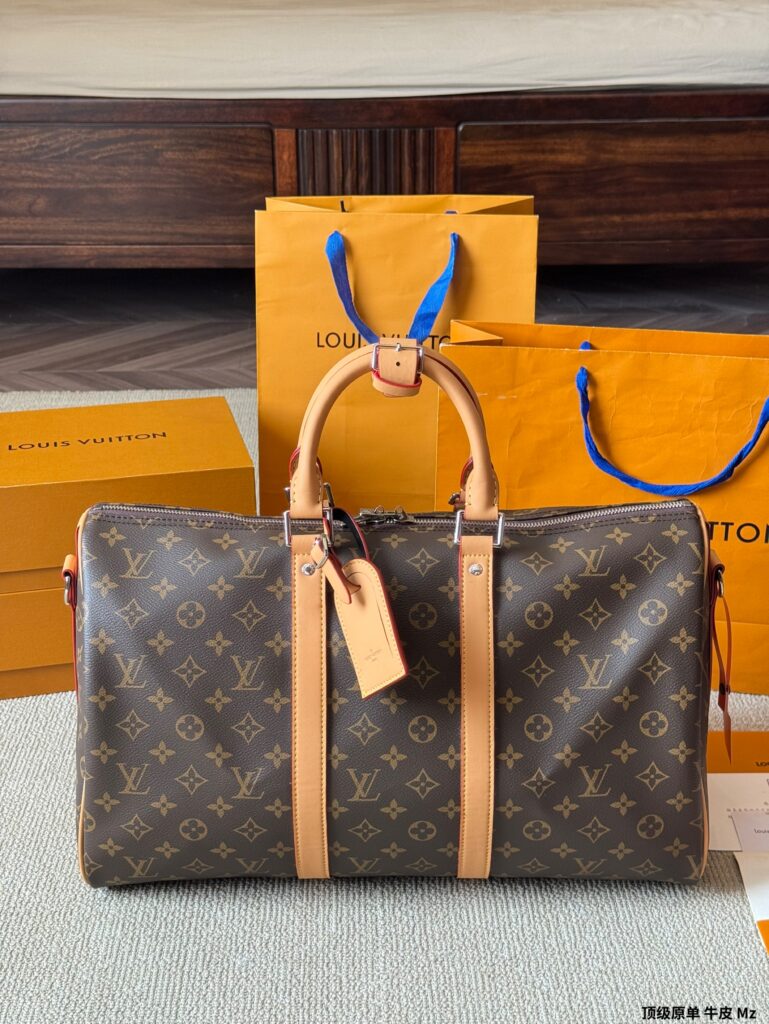 Louis Vuitton LV Limited Keepall 45 Duffle Bag Genuine Cowhide 1:1 Replica