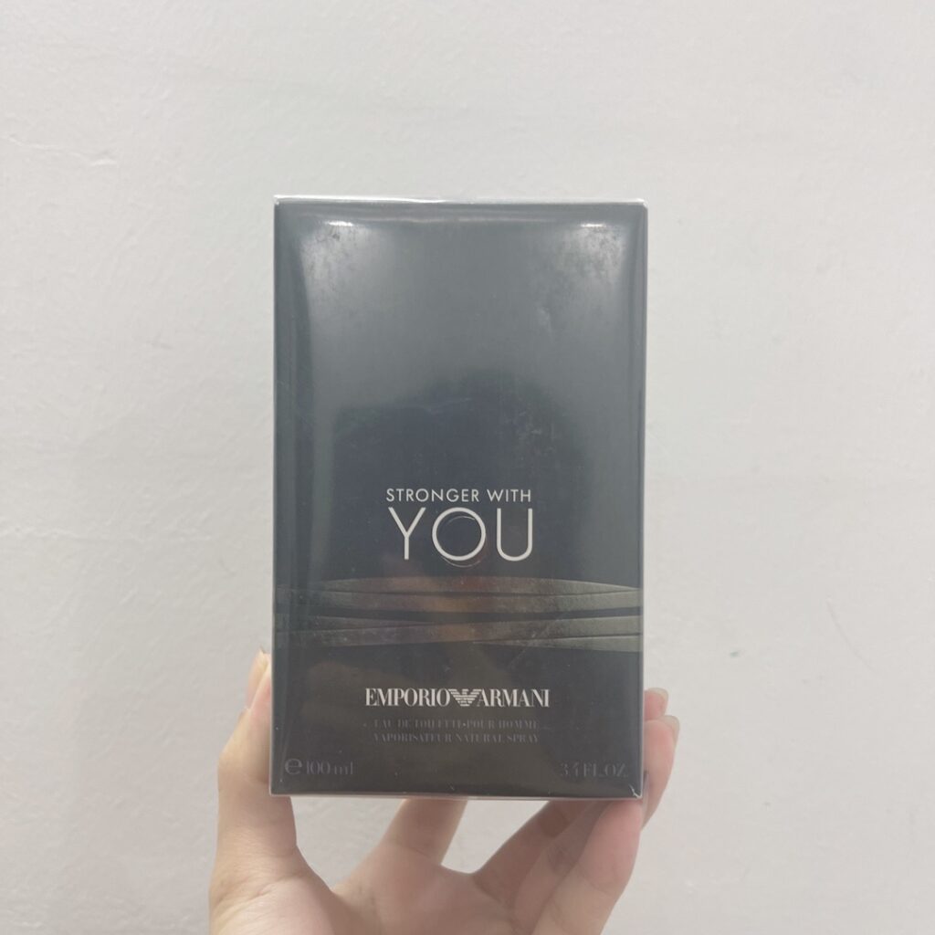 Giorgio Armani Because It's You Strong Pour Homme Eau de Parfum - Intense Woody Spicy Fragrance for Men