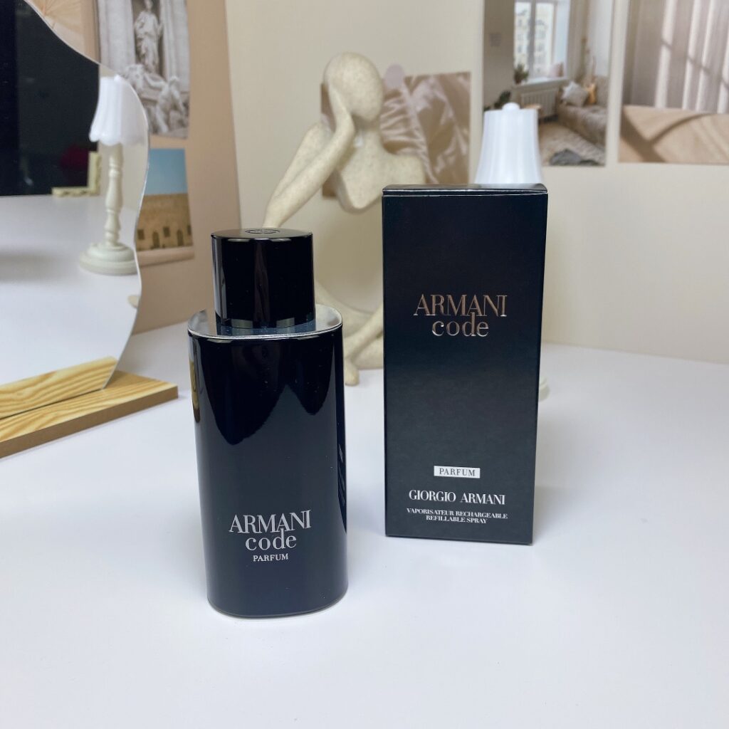 Giorgio Armani Code Parfum for Men - Luxe Leather & Vanilla Fragrance