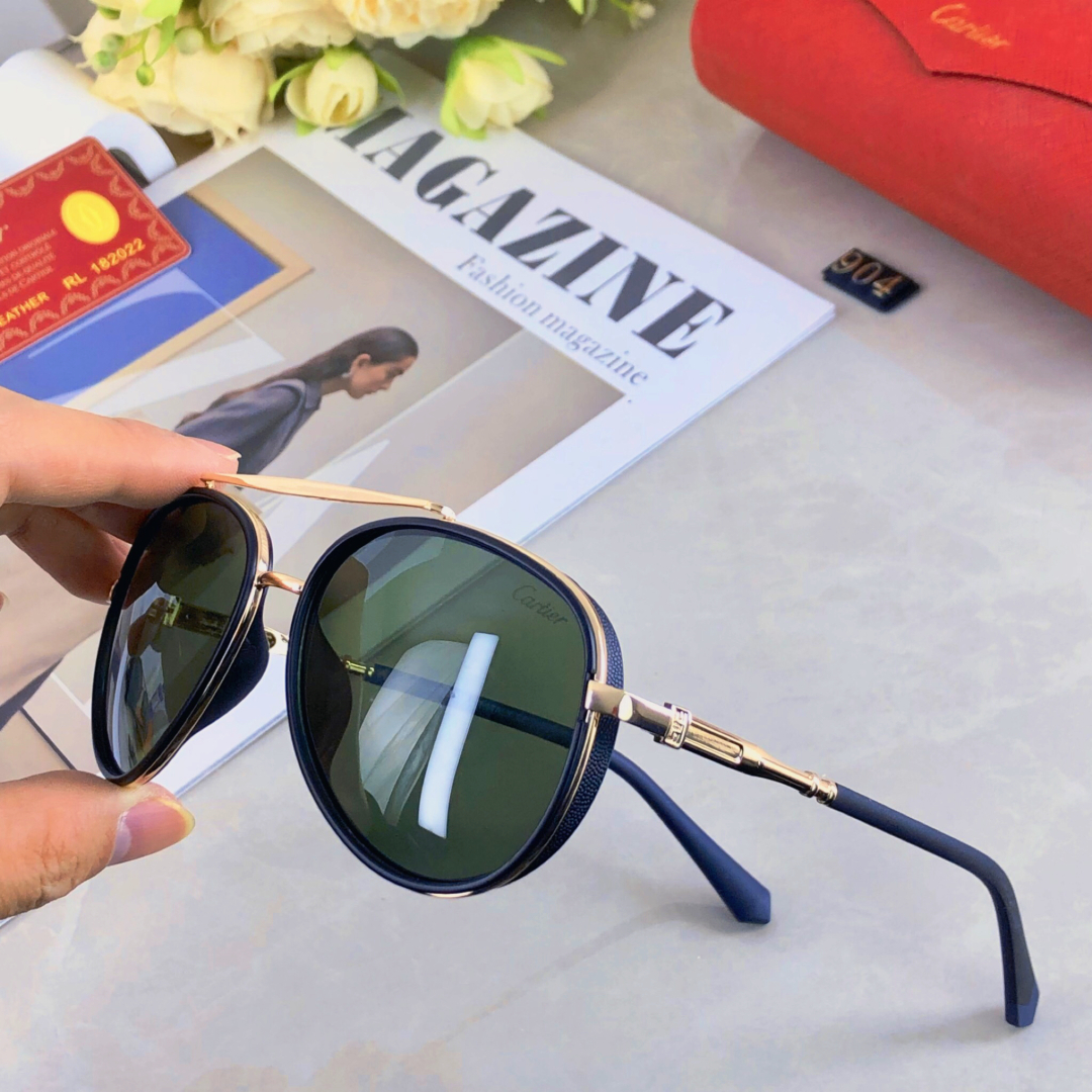 【Cartier】Men's Sunglasses丨Polarized Lenses丨Metal Frame丨High-End Replica - Image 3