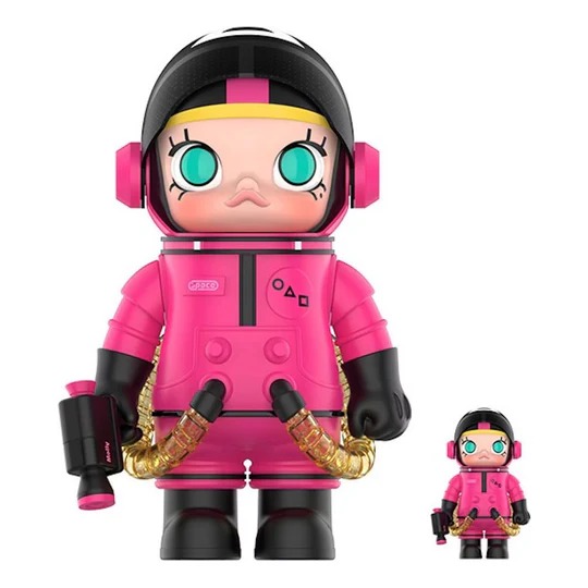 Pop Mart Mega Space Molly Squid Game Masked Soldier 100% & 400% Set