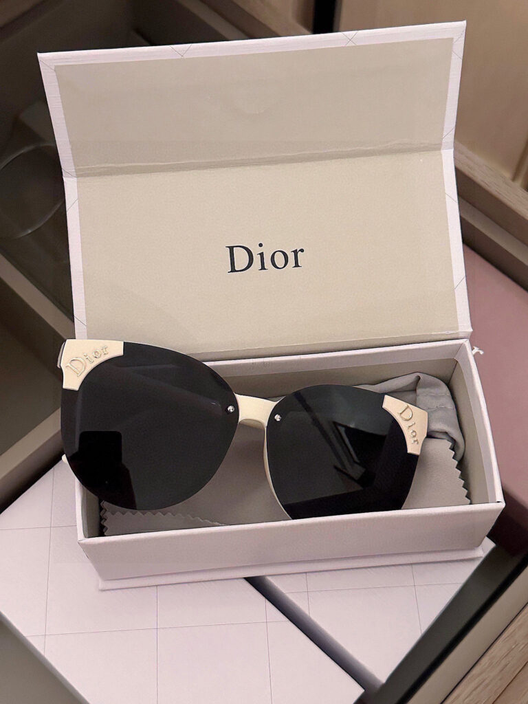 【Dior Blue Light Sunglasses】2025 Triple Shield Edition丨HEV/Polarized/UV400丨Face Slimming丨Luxury Eyewear