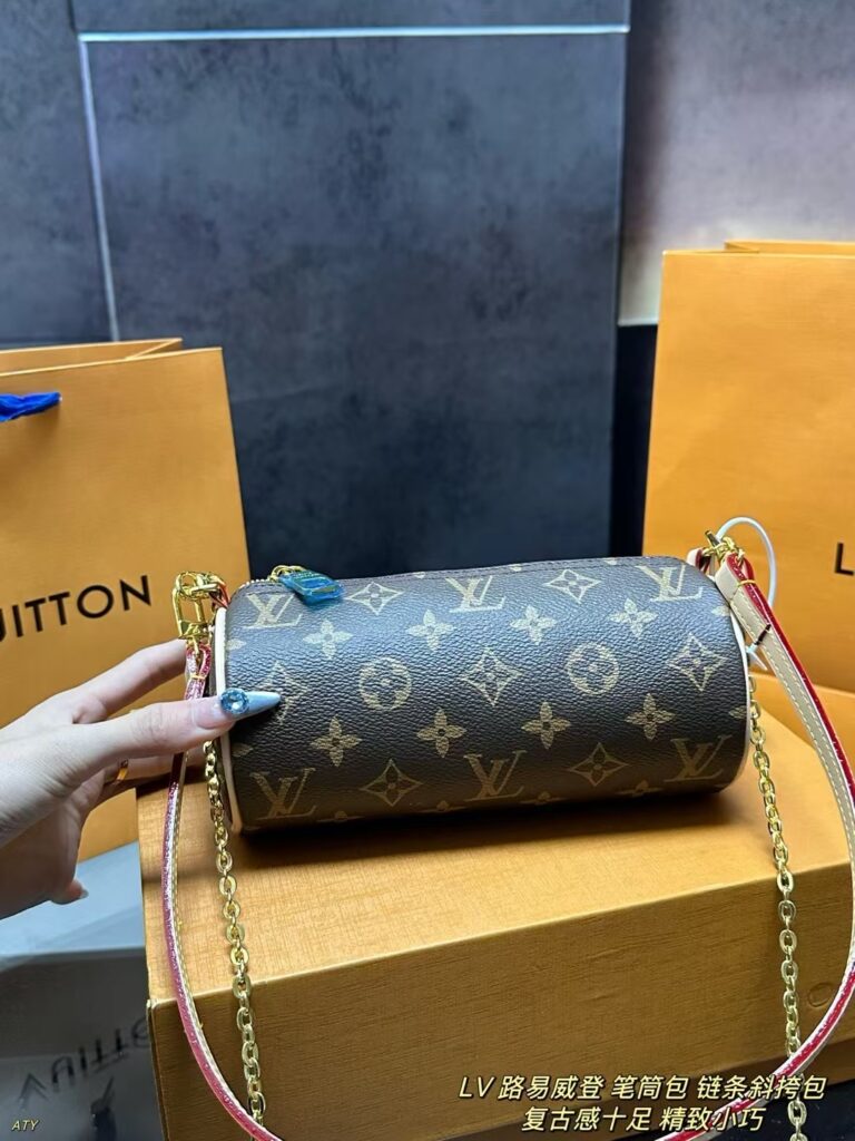 LV Pen Holder Chain Bag 20x10cm