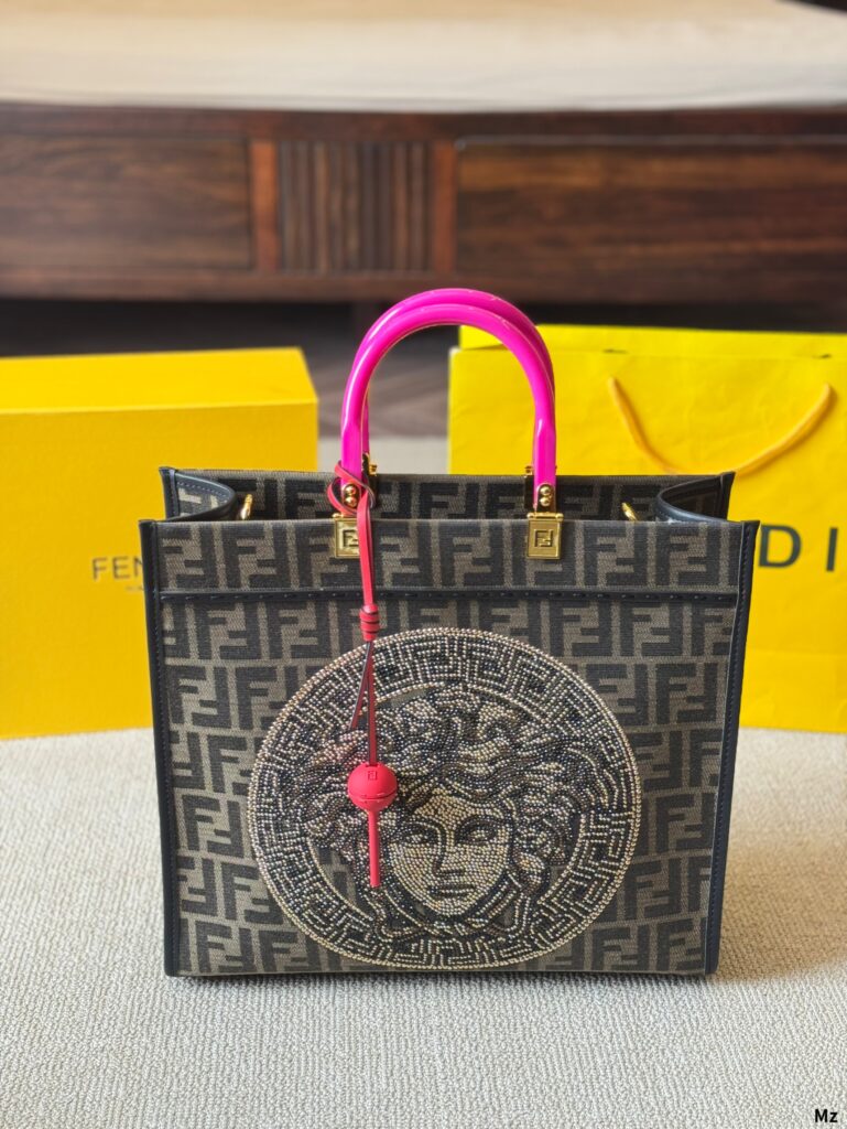 Fendi × Versace Co-Branded Tote (Large 40×35cm｜Small 35×30cm)