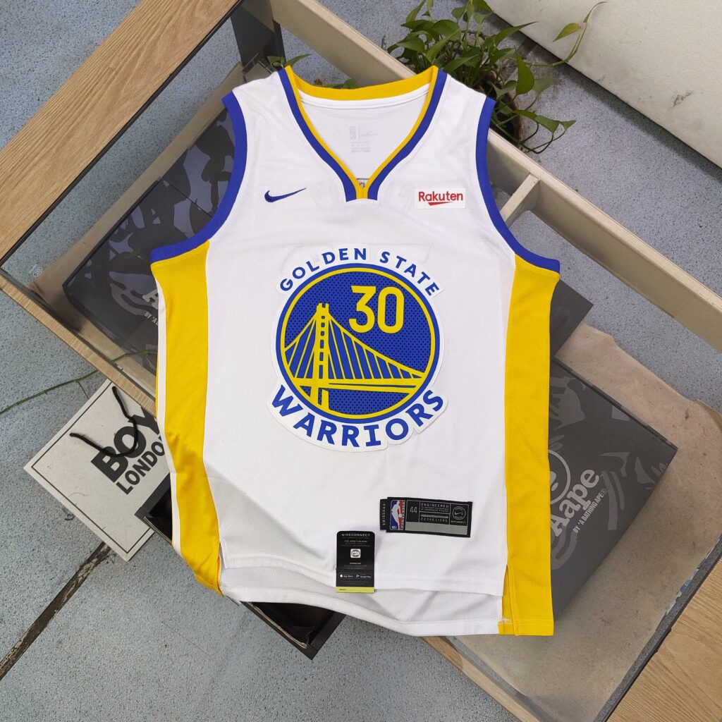 Nike NBA Golden State Warriors Stephen Curry Jersey #30 | 2025 Embroidered Edition | Player Fit | Moisture-Wicking Fabric | S-XXL