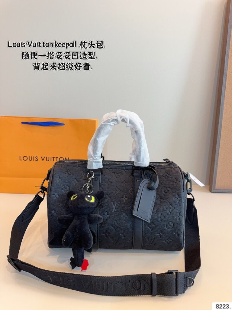 Louis Vuitton Black Warrior Keepall Pillow (35×21×15cm)