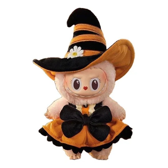 Pop Mart Labubu Magic of Pumpkin Mokoko Vinyl Plush Pendant (Pop Land Exclusive)