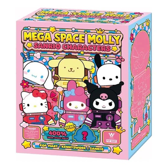 Pop Mart Mega Space Molly Sanrio Characters 400% Sealed Case (1 Blind Box)
