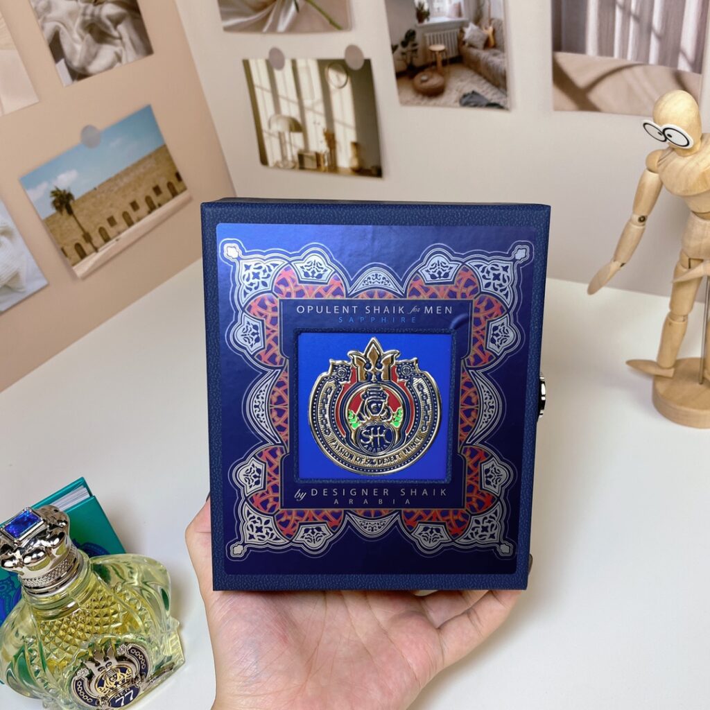 【Shaik】Opulent No.77 Sapphire丨100ml Arabian Oud Perfume丨Royal Luxury