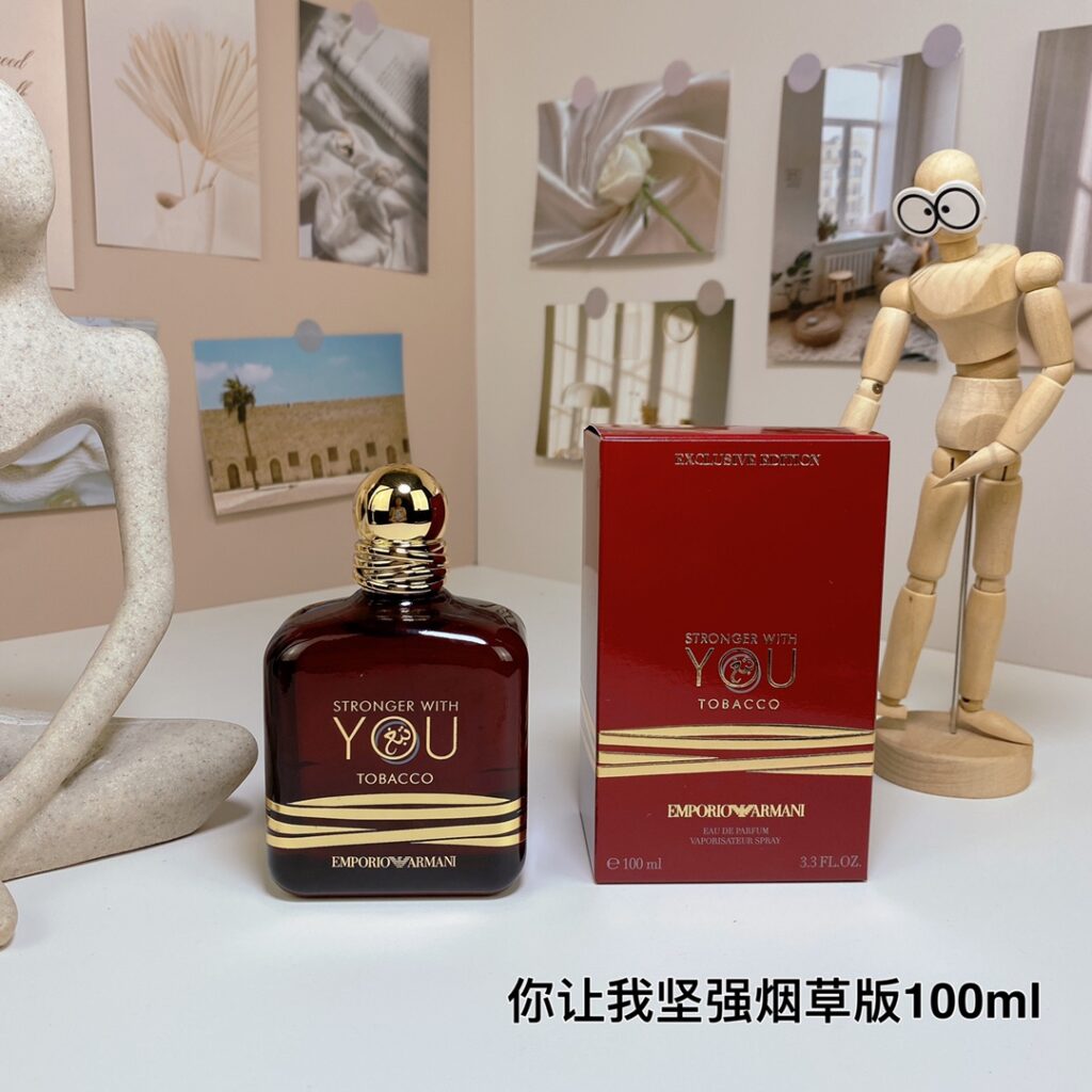Giorgio Armani Stronger With You Tobacco Eau de Parfum - Rich Tobacco & Vanilla Fragrance for Men