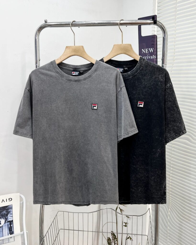 Fila Vintage Tie-Dye Heavyweight Cotton Tee | Distressed Streetwear
