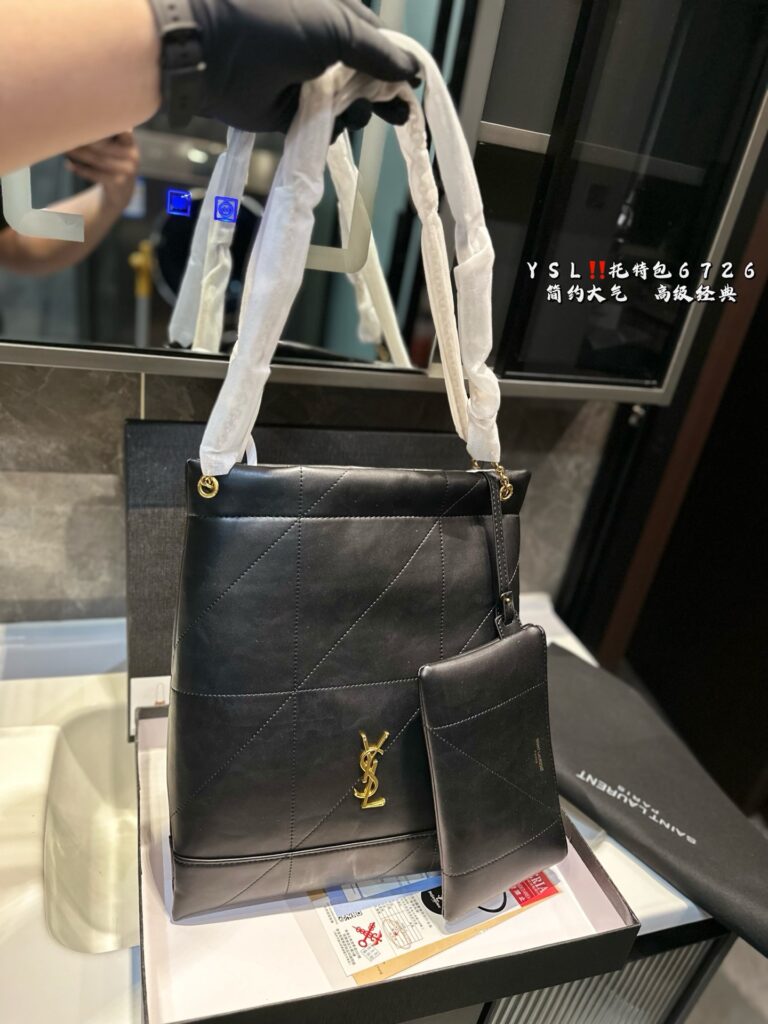 YSL Saint Laurent Tote Bag - 29*36cm Spacious Work Bag with Gift Box