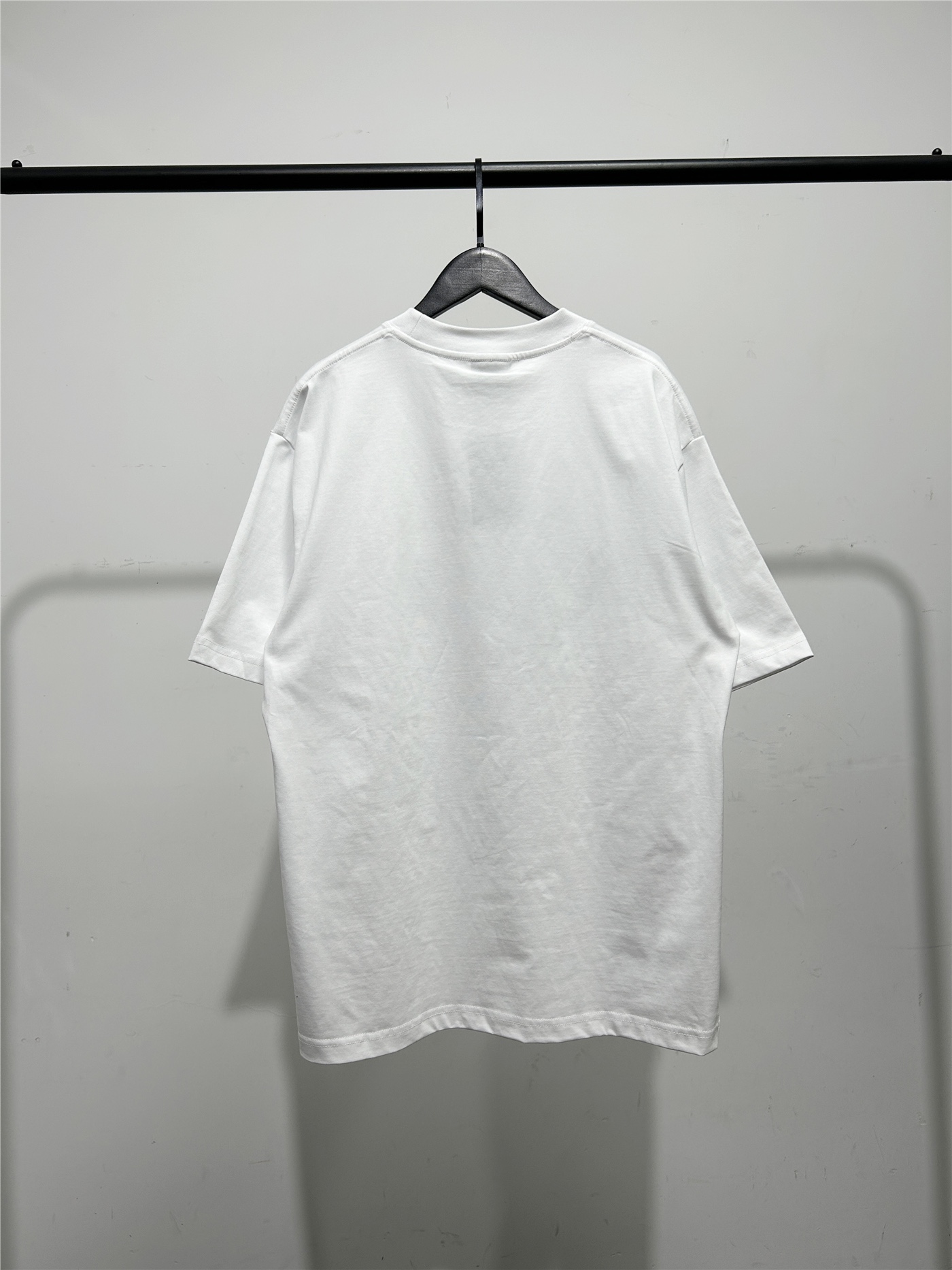 Balenciaga Distressed Lettering T-Shirt 2025 | 290GSM Luxury Cotton | Crack Print | Boutique 1:1 Replica - Image 4
