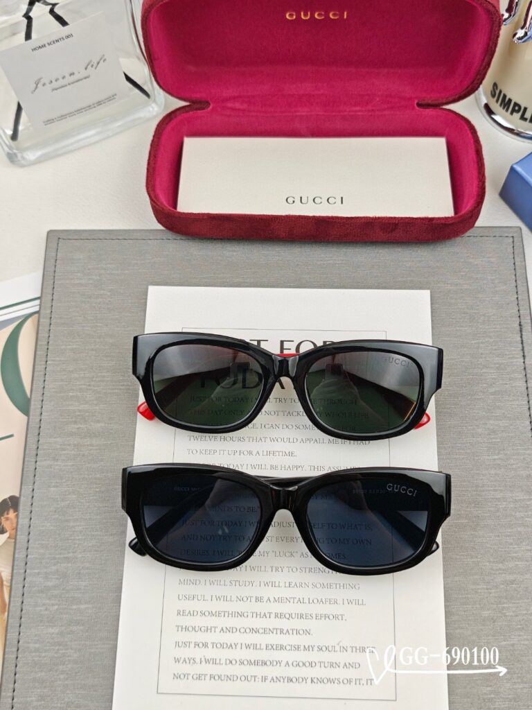 GUCCI 2025 Spring Retro Round Polarized Sunglasses | TR90 Ultra-Light Frame | Model G9759