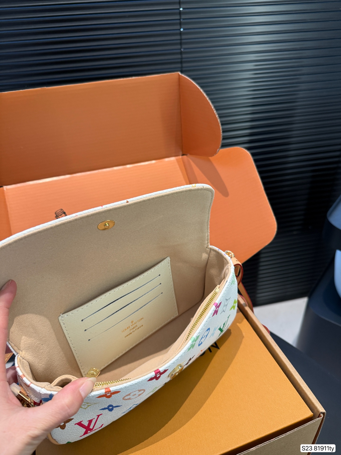 Louis Vuitton LV Monogram Slim Clutch 22x12cm with Airplane Folding Box - Image 9