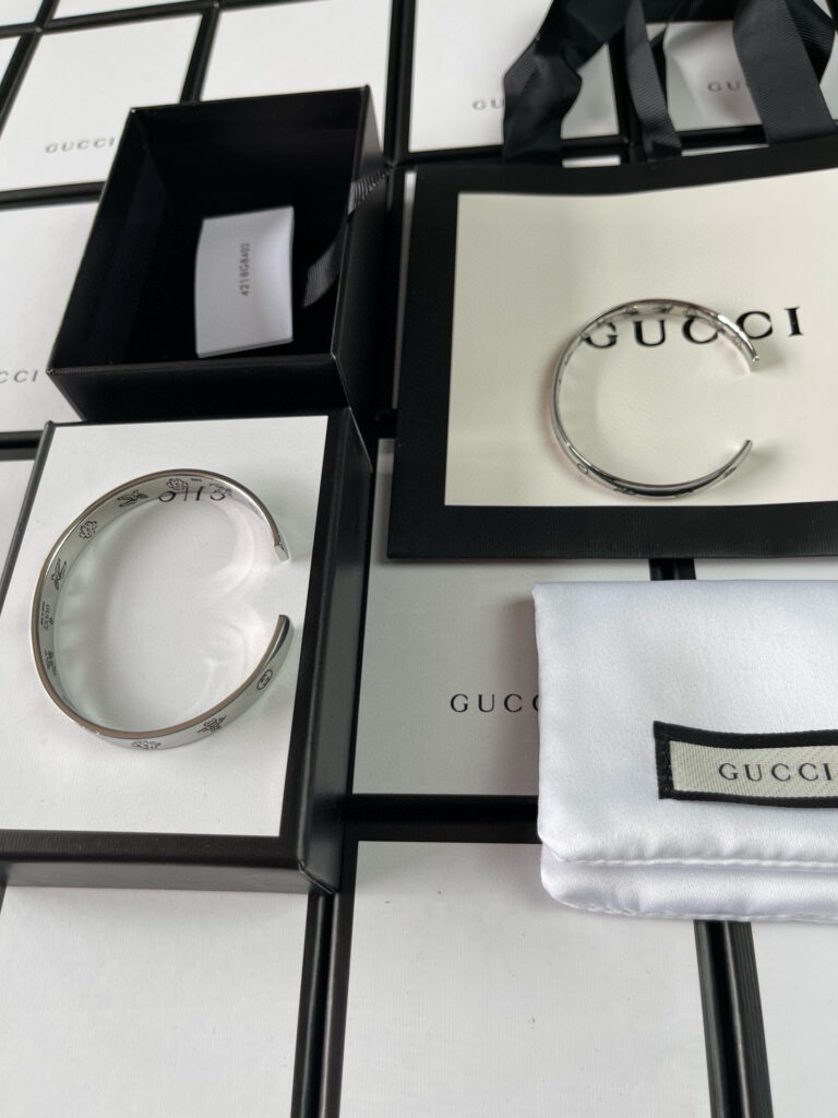 【GUCCI】Blind for Love Couple Bracelet丨18K Gold Plated丨Wide/Narrow Sizes丨Full Set Packaging丨Ultimate Gift