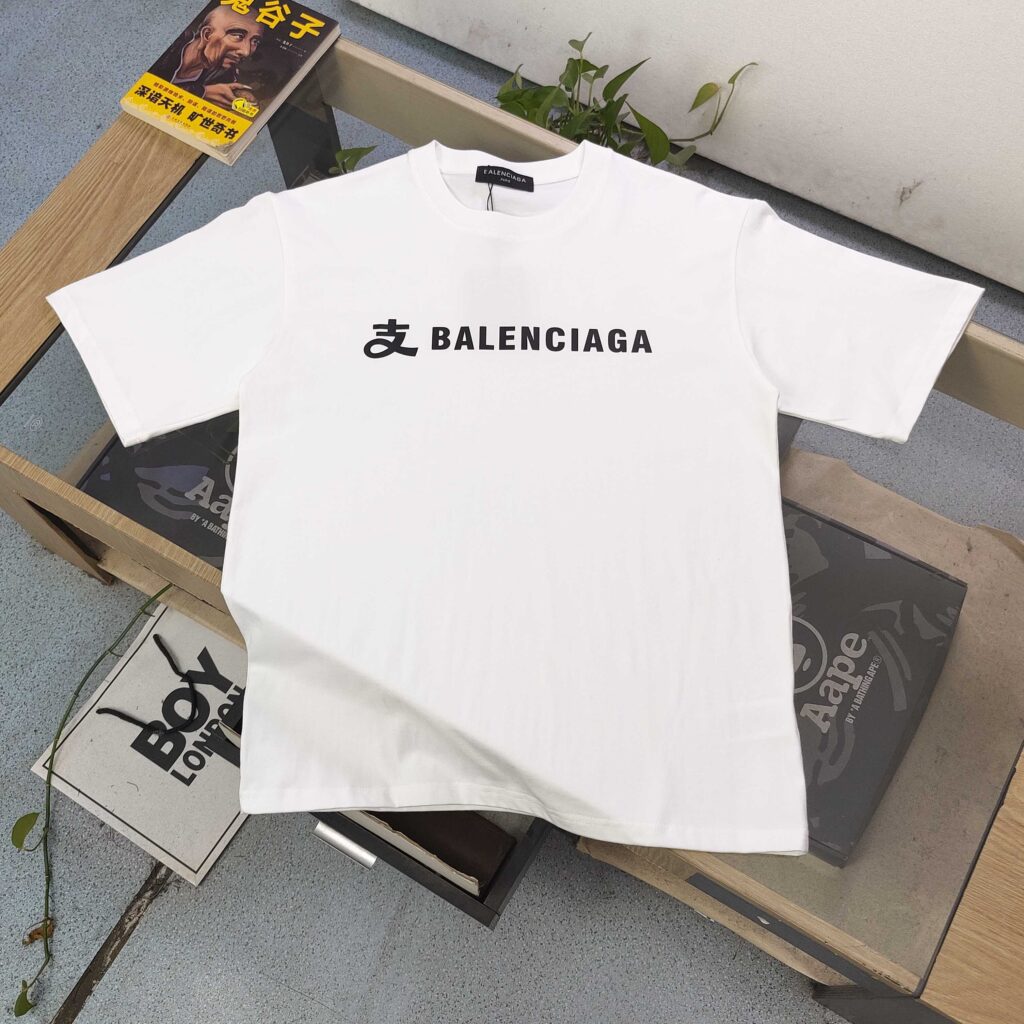 2025 Balenciaga × Alipay Collab T-Shirt | Limited Edition Crypto Graphic Tee | DG25668