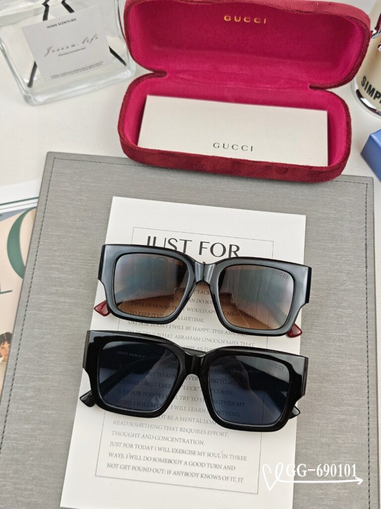 GUCCI 2025 Spring Retro Round Polarized Sunglasses | TR90 Ultra-Light Frame | Model G9760