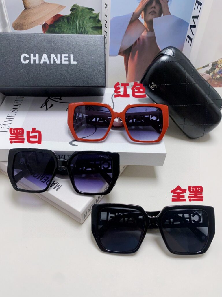 【Chanel】2025 Letter-Frame Sunglasses丨Korean Trend丨Street Style Must-Have