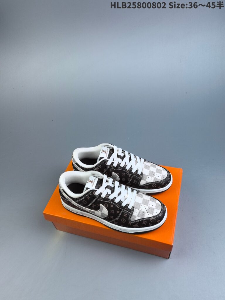 Louis Vuitton x Travis Scott x Air Jordan 1 Low "Denim Swoosh" - 1:1 Luxury Replica | US 4.5-12
