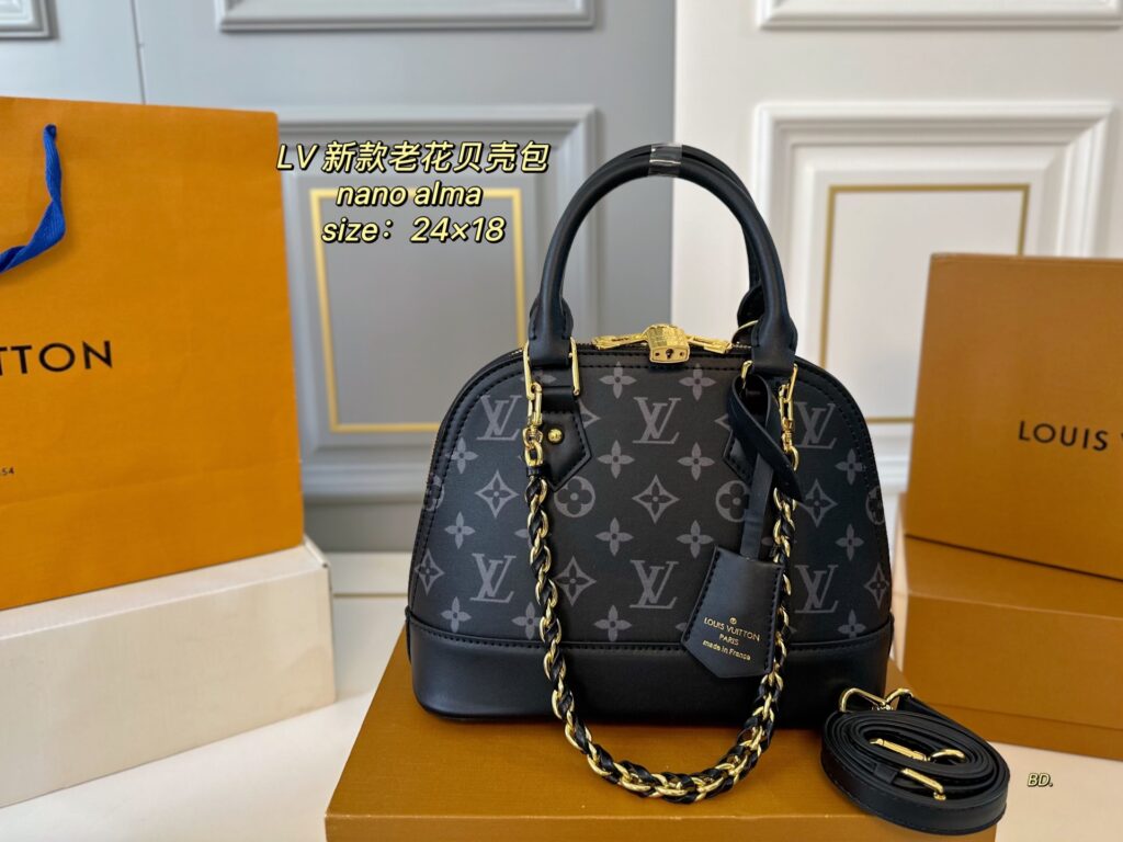 LV New Nano Alma Shell Bag｜24×18cm｜Folding Box