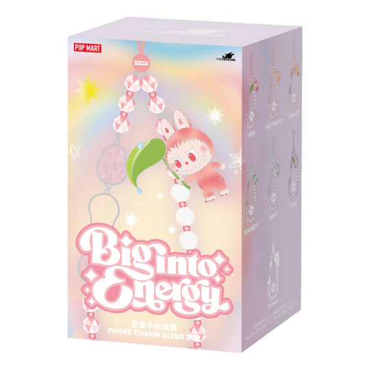 Pop Mart The Monsters Labubu Big into Energy Phone Charm Sealed Case (1 Blind Box)