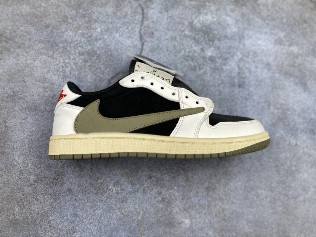 Travis Scott x Air Jordan 1 Low x The North Face | Genuine Leather | 3D Wings | Style DM7866-102 | Sizes 36-45