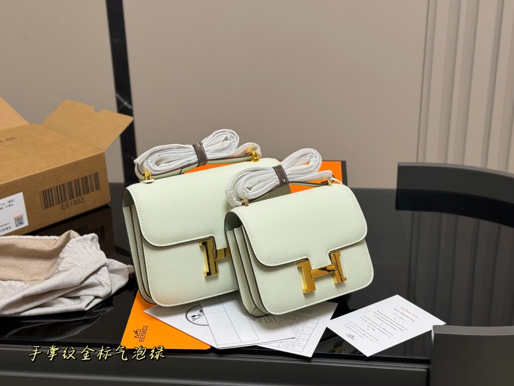 Hermès Constance Bag - Large 23×16cm/Small 19×14cm (Epsom Cowhide, Full Packaging Included)