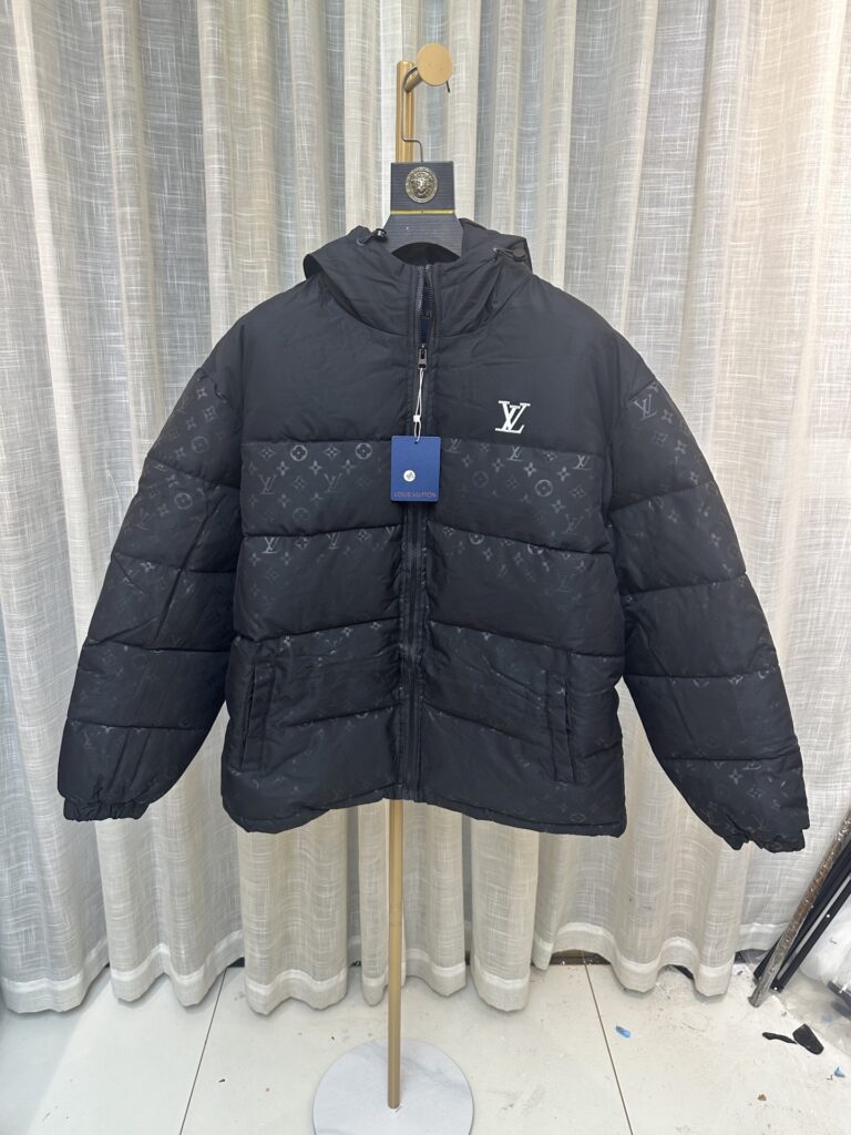 Louis Vuitton Monogram Puffer Jacket - Embroidered Hooded Coat