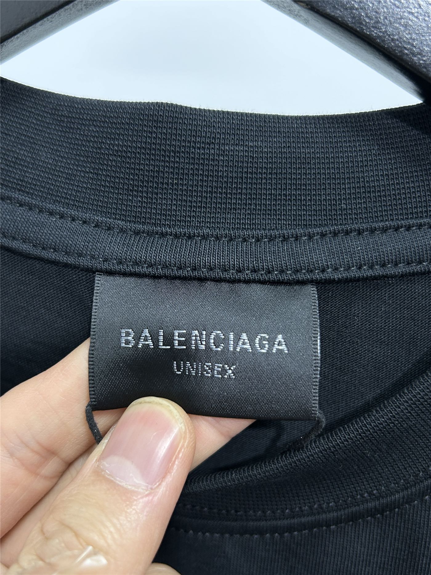 Balenciaga Distressed Lettering T-Shirt 2025 | 290GSM Luxury Cotton | Crack Print | Boutique 1:1 Replica - Image 8