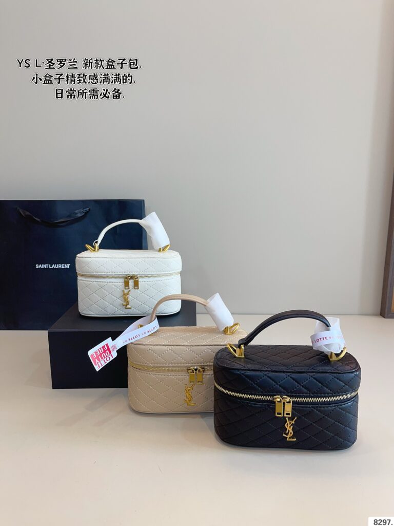 YSL New Model Cosmetic Case - 18*7*12cm with Gift Box (Celebrity Style)