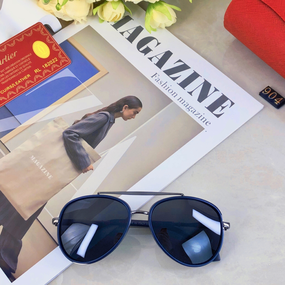 【Cartier】Men's Sunglasses丨Polarized Lenses丨Metal Frame丨High-End Replica - Image 4