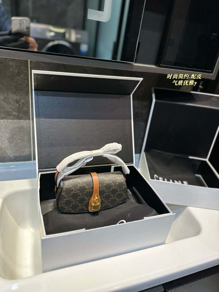Celine Mini Tabou Lock Bag (20×12cm) with Gift Box